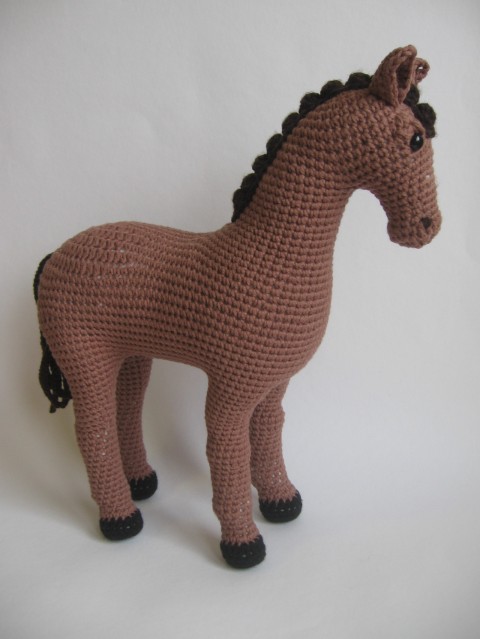 Koník háčkovaný kůň koník hračka zvířátko zvíře  