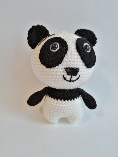 Medvídek panda malý medvěd medvídek panda háčkovaný  