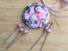 Přívěsek Antonia zelený motýl