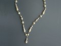 Krémový perli zvonečkový náhrdelník