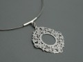 Stříbrný čtverec - náhrdelník