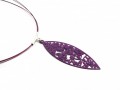 Růžovofialové vážky - náhrdelník