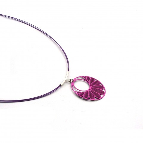 Růžový kroužek s ornamenty-náhrdeln kruh růžová jednoduché ornament kolečko růžový kruhové kolo růžové kroužek ornamenty obruč jednoduchý dovolená kruhový kruhová strunka 