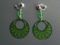 Zelené koužky s ornamenty -lehoučké