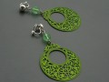 Zelené kruhy s ornamenty - lehoučké