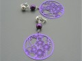 Květinové kruhy fialové - lehoučké