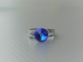 Majesticblue Swarovski antial. prst