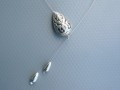 Jednoduchý náhrdelník - kapky menší