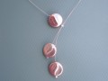 Světle růžový náhrdelník - lososová