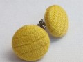 Citronové – buttonkové náušnice