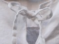 Lněná košile bílá s vázačkou