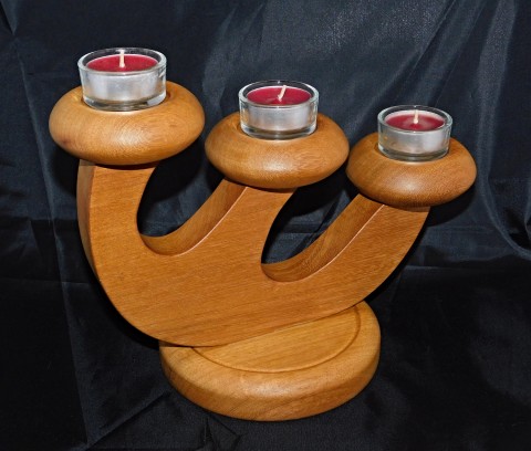 Trojsvícen - Iroko dřevo dekorace dárek narozeniny miska mísa dřevěná miska dřevěná mísa 