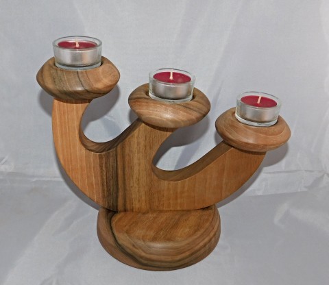 Trojsvícen - Ořech dřevo dekorace dárek narozeniny miska mísa dřevěná miska dřevěná mísa 