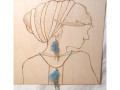 Twist Feather Blue