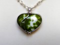 Náhrdelník Zelené srdce