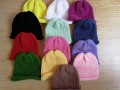 Pletené čepice - různé barvy