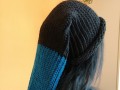 Pletená mega dlouhá čepice