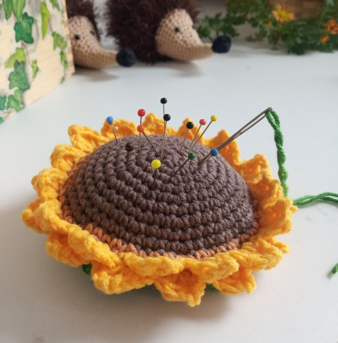 Jehelníček slunečnice dekorace květina slunečnice květ jehelníček 