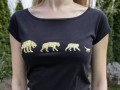 Kočičí evoluce - tričko dámské