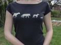Psí evoluce - tričko dámské