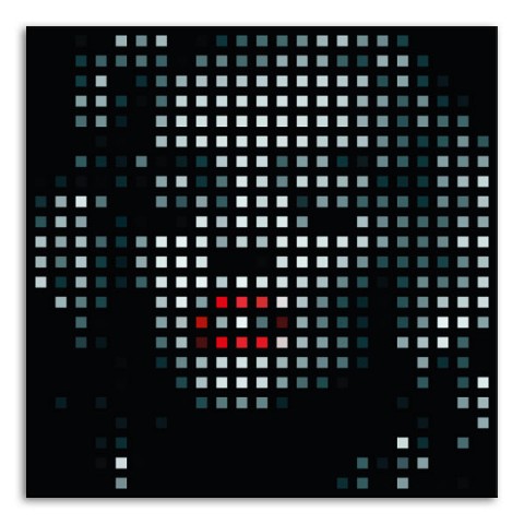 Marilyn Monroe | Obraz 100 × 100 cm dekorace originální obraz moderní interiér design top abstrakce plátno grafika umění stylové marilyn monroe popart obraz na plázně pixoo pixel art 