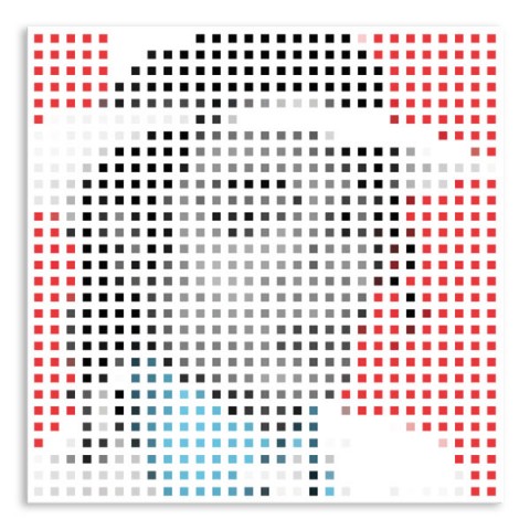 Michael Jackson | 100 × 100 cm dekorace originální obraz moderní interiér design top abstrakce plátno grafika umění stylové popart obraz na plázně pixoo pixel art michael jackson 