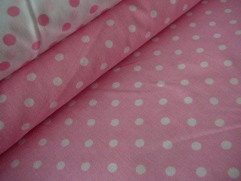 Bavlněná látka bílý puntík růžová tašky peněženky patchwork bavlna polštáře šití obrázek látka panel metráž 