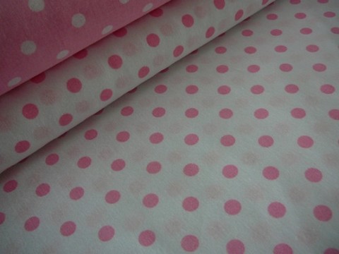 Bavlněná látka růžový puntík bílá tašky peněženky patchwork bavlna polštáře šití obrázek látka panel metráž 