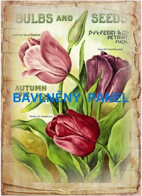 Bavlněný panel - vel. A5 - 164-317 