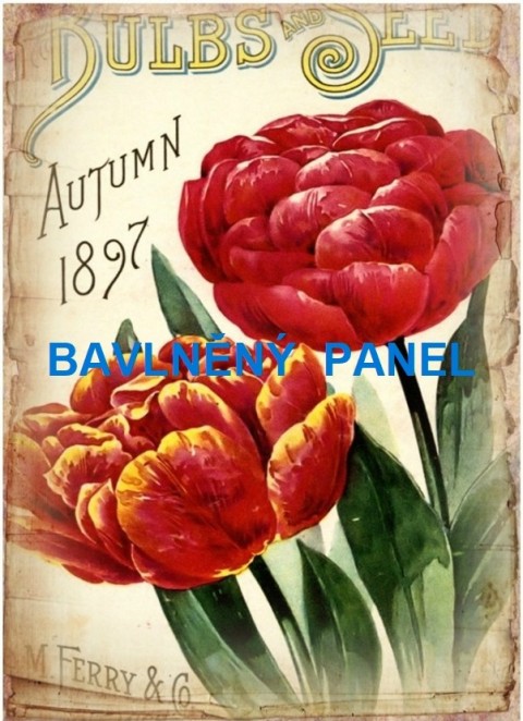 Bavlněný panel  - vel. A5 - 164-322 