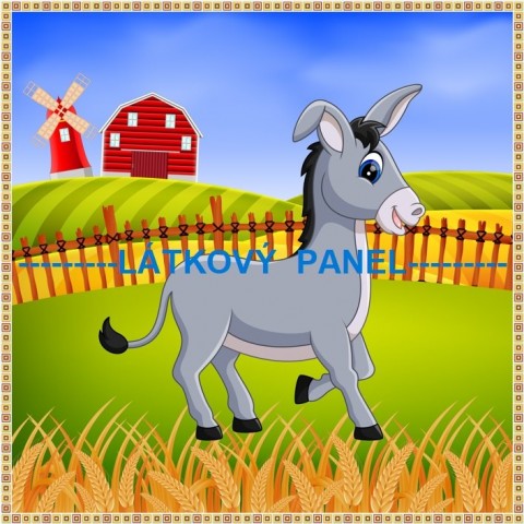 Bavlněná látka - 15 x 15 cm - 194-9 patchwork bavlna šití dětské látka zvířátka bavlněná advent kalendář 