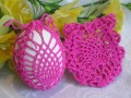 Košilky na vajíčka - ananasový vzor