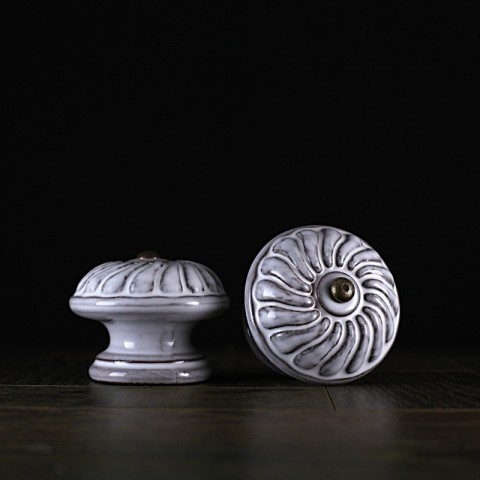 Úchyt / rustik - vzor č. 2 keramika keramické vintage keramický komoda starobylé nábytek rustikální starobylý úchyt knopek rustical rustikal knopka keramický úchyt šuflík 
