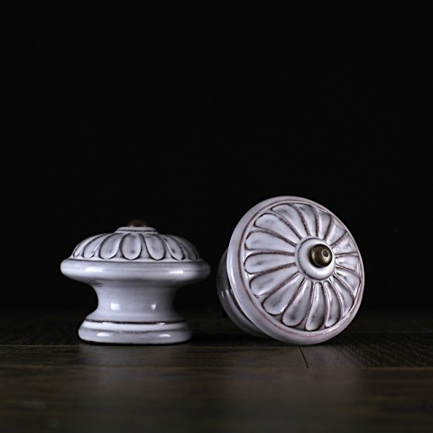 Úchyt / rustik - vzor č. 4 keramika keramické vintage keramický komoda starobylé nábytek rustikální starobylý úchyt knopek rustical rustikal knopka keramický úchyt šuflík 