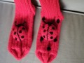 Pletené ponožky se zvířátky