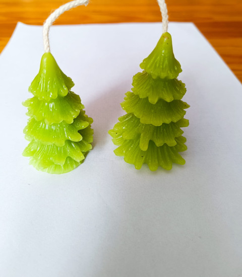 svíčka - stromeček dekorace dárek svíčka pozornost stromek stromeček ruční práce 