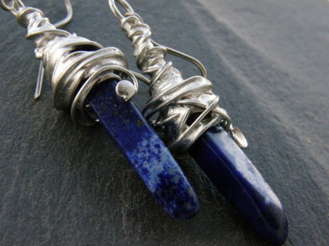Indigo rampouch náušnice cín tiffany lapis-lazuli rampouch indigo 