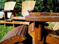 Komfortní zahradní lavice
