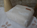 Látkový košík - peříčkový