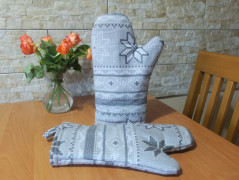 Látkový košík - s puntíky