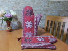 Látkový košík - s puntíky