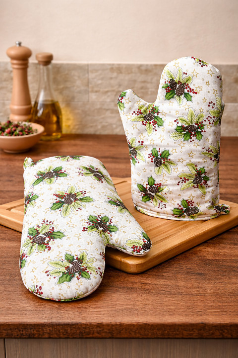 Chňapka dlouhá - šišky domov dekorace děti kapsář hračky postýlka venkov rukavice chňapka do kuchyně 