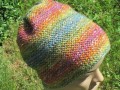 Čepice pletená - harmonie barev