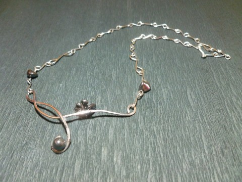 Náhrdelník z chirurgické oceli– Tia řetízek náhrdelník šperk energie 