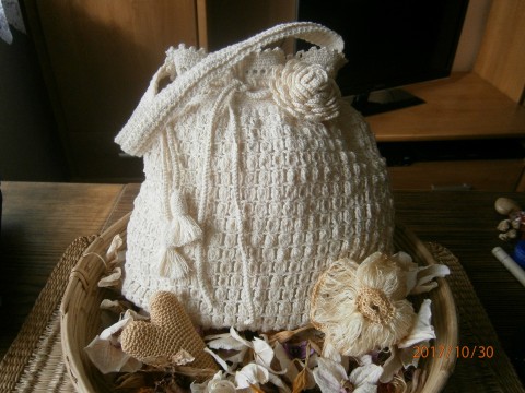 Nová, crochet kabelka 