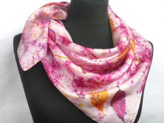 Krepdešínový šátek Ekoprint 63.