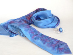 Luxusní šátek se sponou Ekoprint 46