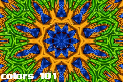 colors 101 - 105 domov interiér relax mandala kaleidoskop 