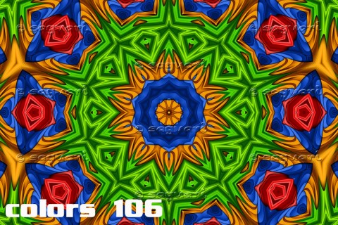 colors 106 - 110 domov interiér relax mandala kaleidoskop 