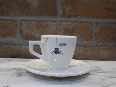 Kolekcia Pavúčik - Ritretto šálka káva gothic animal šálek funny espresso spider cup victorian hat web 